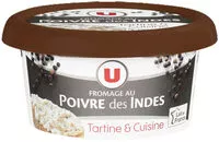 Mängden socker i Fromage au poivre au lait pasteurisé 24%MG