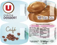 Mängden socker i Crème dessert au café