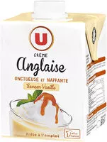 Mängden socker i Crème anglaise saveur vanille UHT
