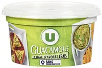 Mängden socker i Guacamole à base d'avocat frais