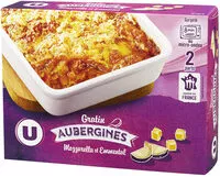 Mängden socker i Gratin d'aubergines
