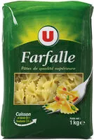 Mängden socker i Farfalle qualité supérieure