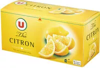 Mängden socker i Thé noir saveur citron