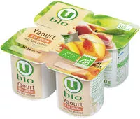 Mängden socker i Yaourts bio brassés aux pêches