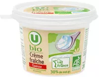 Mängden socker i Crème fraîche épaisse 30%MG