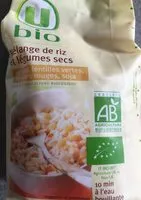 Mängden socker i Mélange de riz et légumes secs