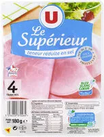 Mängden socker i Jambon supérieur découenné et dégraissé