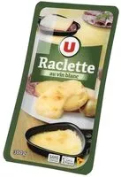 Mängden socker i Fromage pour raclette au lait pasteurisé frottée au vin blanc 28% de matière grasse