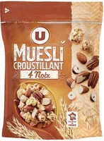 Mängden socker i Muesli croustillant aux 4 noix