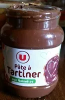 Mängden socker i Pâte à tartiner U