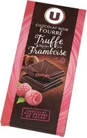 Mängden socker i Tablette de chocolat noir fourré et pépites à la framboise