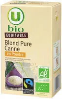 Mängden socker i Blond pure canne en poudre