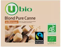 Mängden socker i Blond pure canne en morceaux