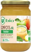 Mängden socker i Compote Pomme Allégée en sucres