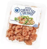 Mängden socker i Crevettes sauvages décortiquées cuites