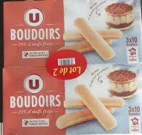 Mängden socker i Boudoirs
