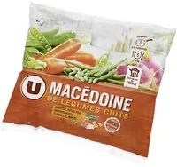 Mängden socker i Macédoine de légumes cuits