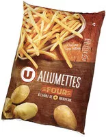 Mängden socker i Pommes allumettes au four