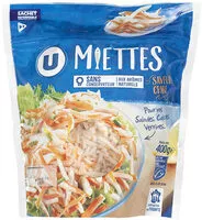 Mängden socker i Miettes saveur crabe