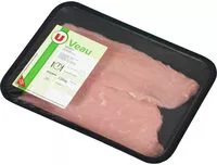 Mängden socker i Escalope de veau ***, à griller