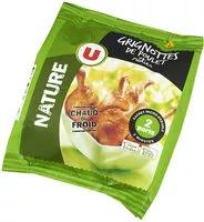 Mängden socker i Grignotte de poulet rôtie nature