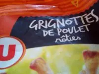 Mängden socker i Grignottes de poulet roties