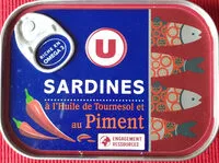 Mängden socker i Sardines à l'huile de tournesol et au piment