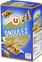 Mängden socker i Ondulés fromage et graines