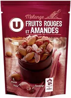 Mängden socker i Mélange apéritif amandes et fruits rouges