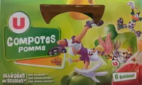 Mängden socker i Compotes de pomme