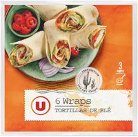 Mängden socker i Wraps souples