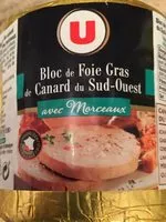 Mängden socker i Bloc de foie gras de canard IGP du Sud-Ouest 30% de morceaux