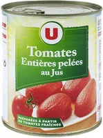 Mängden socker i Tomates Entières pelées au Jus