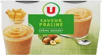 Mängden socker i Crème saveur dessert praliné