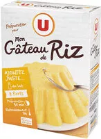 Mängden socker i Préparation pour gâteau de riz