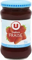 Mängden socker i Confiture de fraise allégée