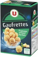 Mängden socker i Gaufrettes goût fromage et fines herbes