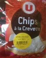 Mängden socker i Chips à la Crevette (lot de 2)