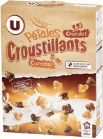 Mängden socker i Pétales croustillantes chocolat caramel