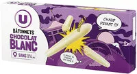 Mängden socker i Batonnets au chocolat blanc