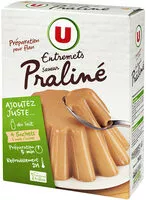 Mängden socker i Les entremets préparation pour flan praliné