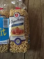 Mängden socker i Coquillettes IGP - Pâtes d'Alsace