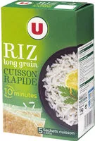 Mängden socker i Riz long grain étuvé 10 minutes