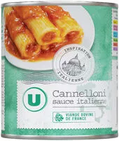Mängden socker i Cannelloni pur boeuf sauce italienne