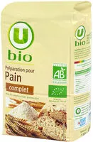 Mängden socker i Préparation pour pain complet