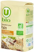 Mängden socker i Préparation pour pain aux graines et aux céréales