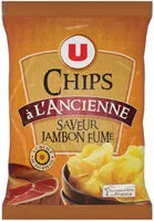 Mängden socker i Chips à l'ancienne saveur jambon fumé