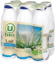 Mängden socker i Lait UHT demi écrémé