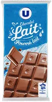 Mängden socker i Chocolat au lait fourré lait