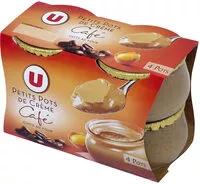 Mängden socker i Desserts lactés à la crème aux oeufs frais saveur café